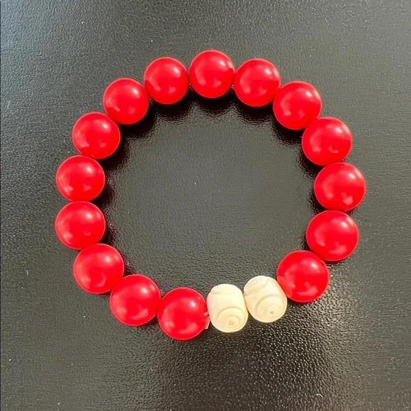 3/$20. Two Red Bracelet Set - Picture 2 of 3